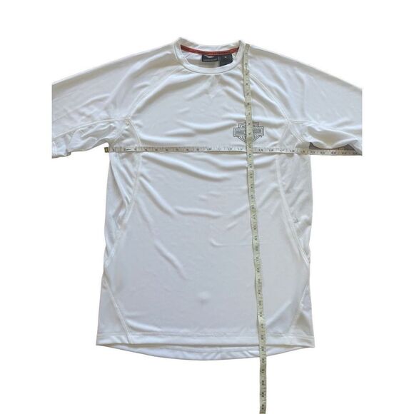 Harley-Davidson Motorcycles Mens white tee shirt size med - Picture 5 of 6